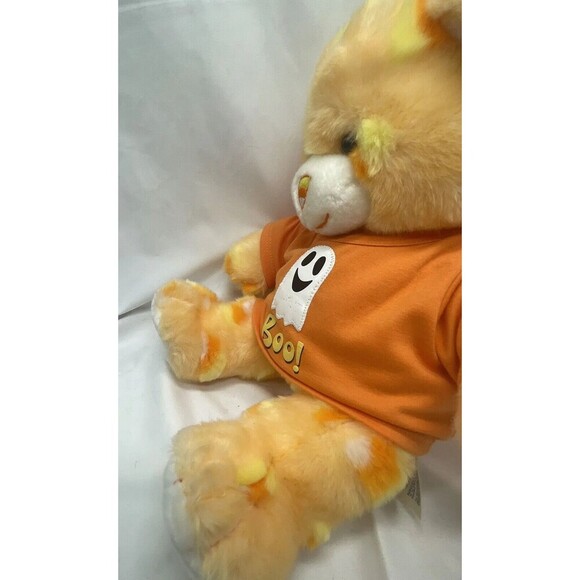 Build a Bear Halloween Orange Candy Corn Bear Plush W Clothe BABW 2005 Retired - Picture 11 of 16